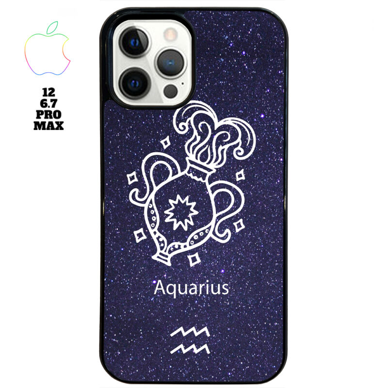 Aquarius Zodiac Stars Apple iPhone Case Apple iPhone 12 6 7 Pro Max Phone Case Phone Case Cover