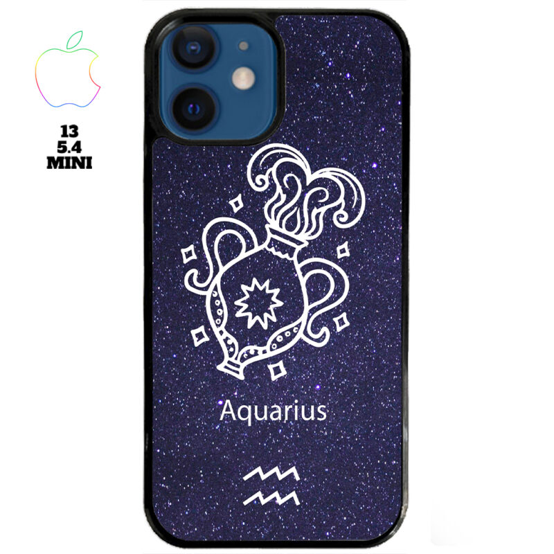 Aquarius Zodiac Stars Apple iPhone Case Apple iPhone 13 5 4 Mini Phone Case Phone Case Cover