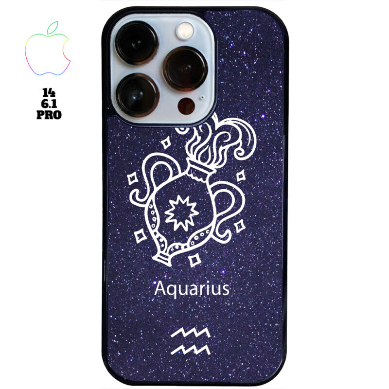 Aquarius Zodiac Stars Apple iPhone Case Apple iPhone 14 6.1 Pro Phone Case Phone Case Cover