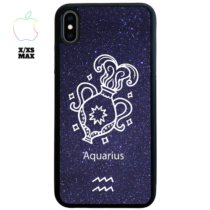 Aquarius Zodiac Stars Apple iPhone Case Apple iPhone X XS Max Phone Case Phone Case Cover