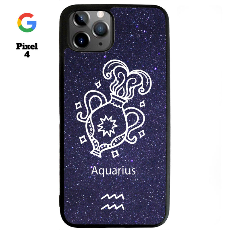 Aquarius Zodiac Stars Phone Case Google Pixel 4 Phone Case Cover