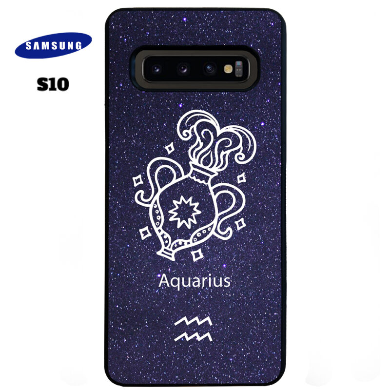 Aquarius Zodiac Stars Phone Case Samsung Galaxy S10 Phone Case Cover