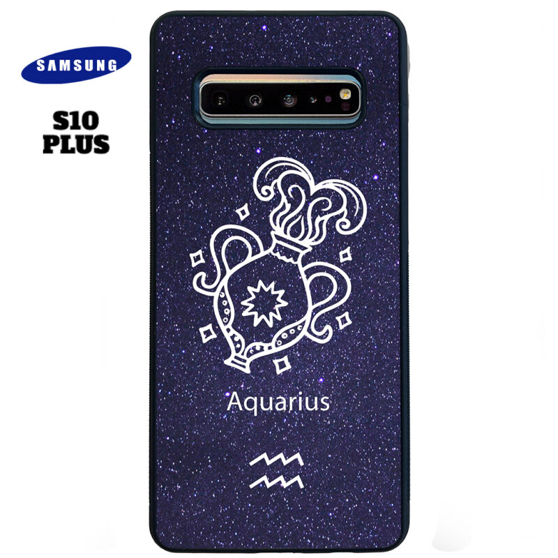 Aquarius Zodiac Stars Phone Case Samsung Galaxy S10 Plus Phone Case Cover