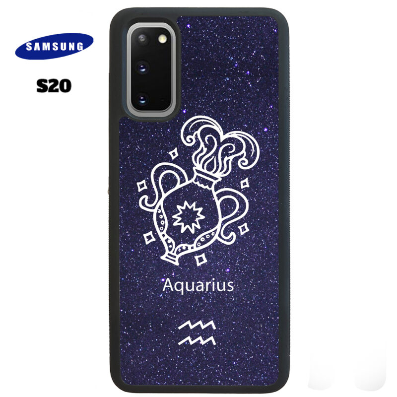 Aquarius Zodiac Stars Phone Case Samsung Galaxy S20 Phone Case Cover