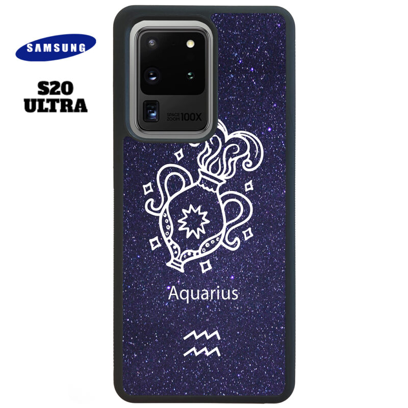 Aquarius Zodiac Stars Phone Case Samsung Galaxy S20 Ultra Phone Case Cover