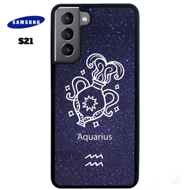 Aquarius Zodiac Stars Phone Case Samsung Galaxy S21 Phone Case Cover