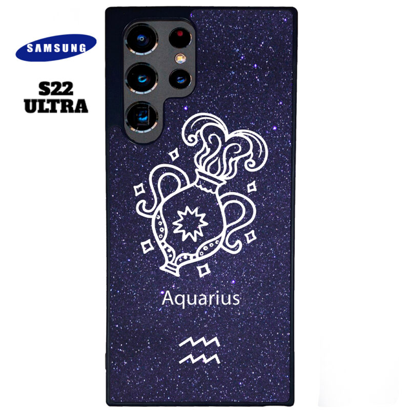 Aquarius Zodiac Stars Phone Case Samsung Galaxy S22 Ultra Phone Case Cover