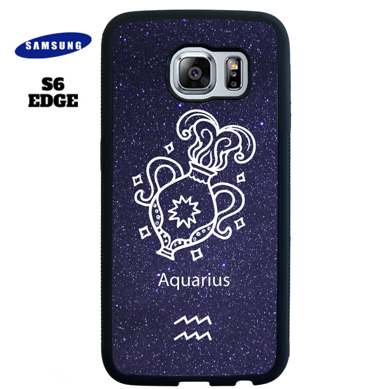 Aquarius Zodiac Stars Phone Case Samsung Galaxy S6 Edge Phone Case Cover