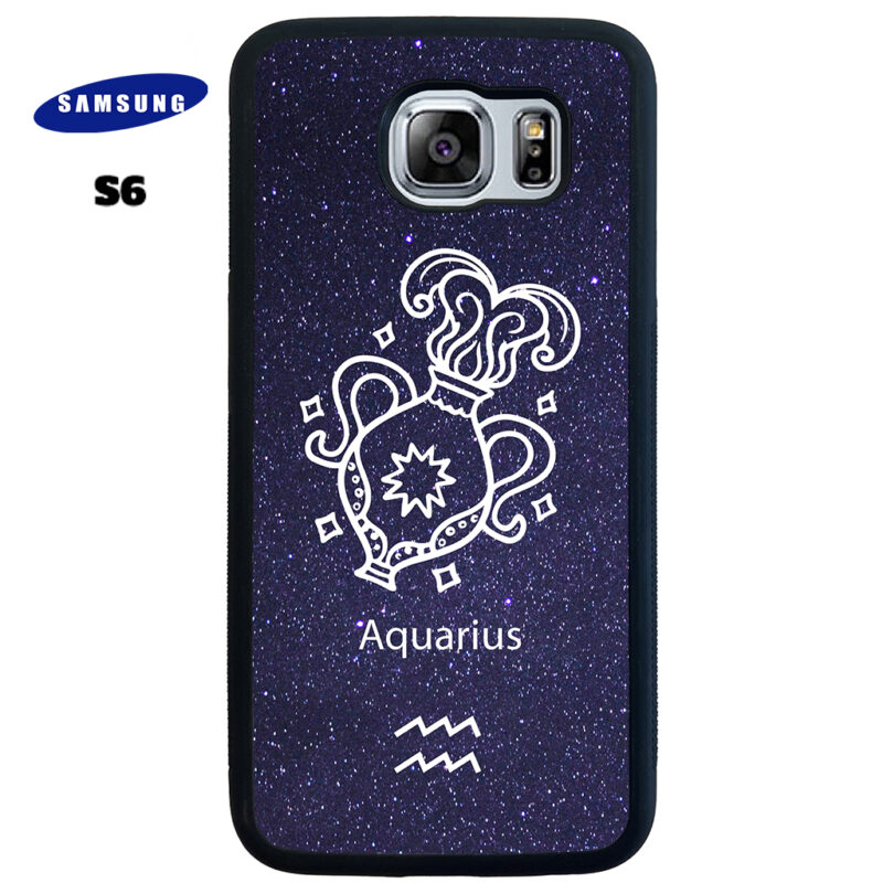 Aquarius Zodiac Stars Phone Case Samsung Galaxy S6 Phone Case Cover