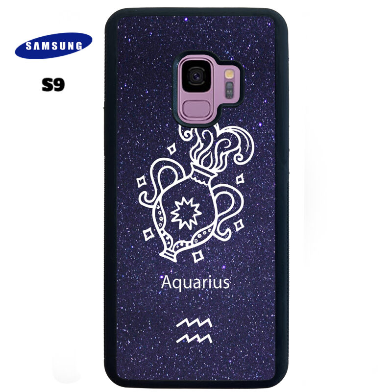 Aquarius Zodiac Stars Phone Case Samsung Galaxy S9 Phone Case Cover