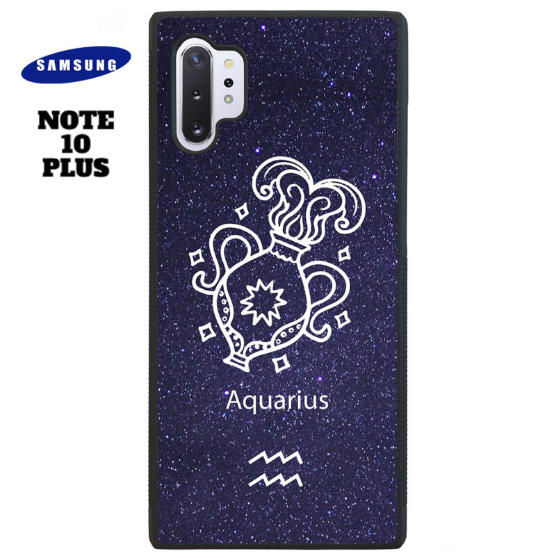 Aquarius Zodiac Stars Phone Case Samsung Note 10 Plus Phone Case Cover