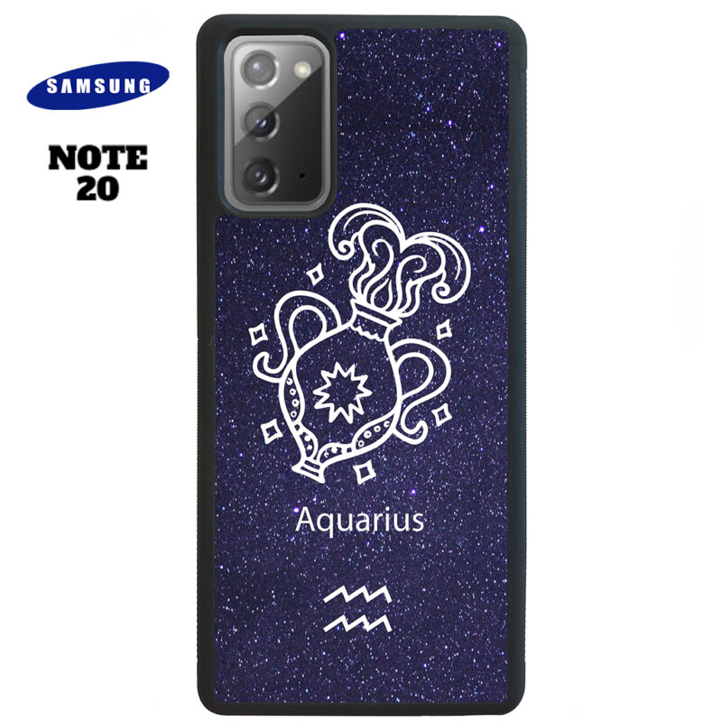 Aquarius Zodiac Stars Phone Case Samsung Note 20 Phone Case Cover