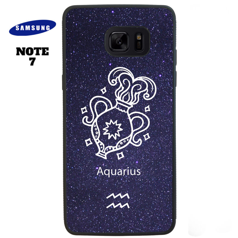 Aquarius Zodiac Stars Phone Case Samsung Note 7 Phone Case Cover