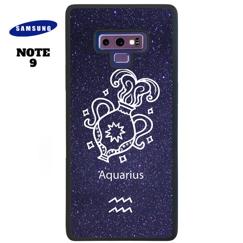Aquarius Zodiac Stars Phone Case Samsung Note 9 Phone Case Cover