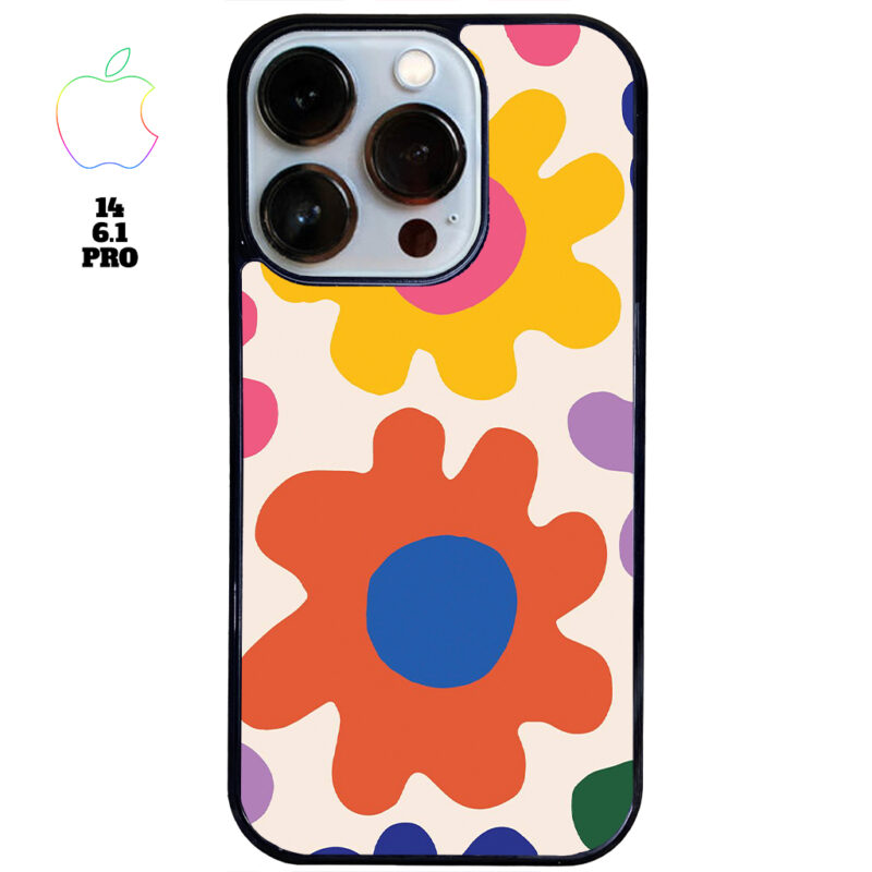 Boom Blooms Apple iPhone Case Apple iPhone 14 6.1 Pro Phone Case Phone Case Cover