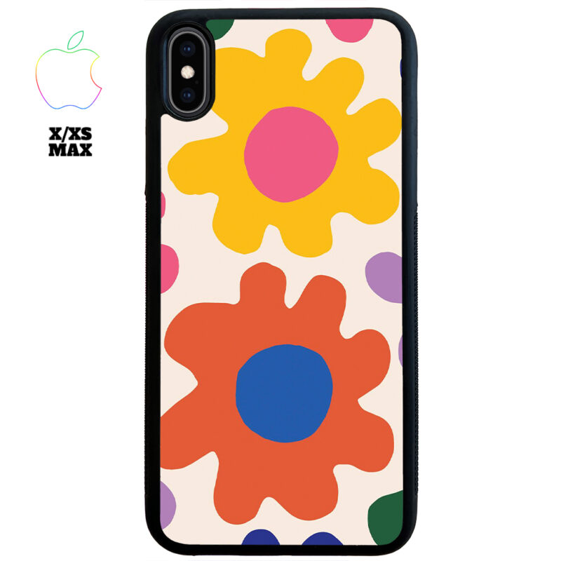 Boom Blooms Apple iPhone Case Apple iPhone X XS Max Phone Case Phone Case Cover