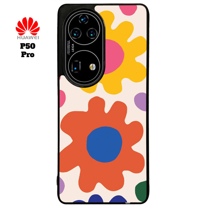 Boom Blooms Phone Case Huawei P50 Pro Phone Case Cover