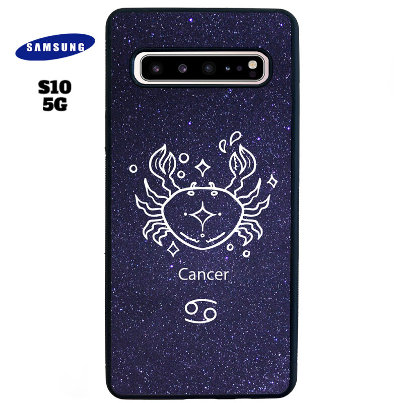 Cancer Zodiac Stars Phone Case Samsung Galaxy S10 5G Phone Case Cover
