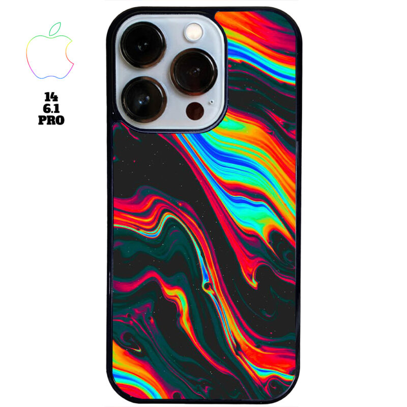Colourful Obsidian Apple iPhone Case Apple iPhone 14 6.1 Pro Phone Case Phone Case Cover