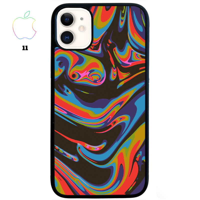 Colourful Swirl Apple iPhone Case Apple iPhone 11 Phone Case Phone Case Cover