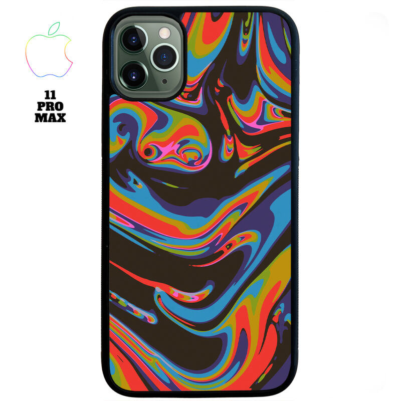 Colourful Swirl Apple iPhone Case Apple iPhone 11 Pro Max Phone Case Phone Case Cover