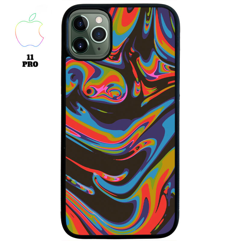 Colourful Swirl Apple iPhone Case Apple iPhone 11 Pro Phone Case Phone Case Cover