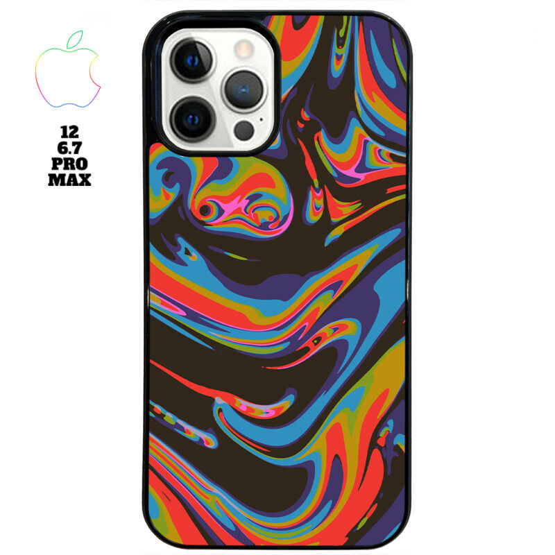 Colourful Swirl Apple iPhone Case Apple iPhone 12 6 7 Pro Max Phone Case Phone Case Cover