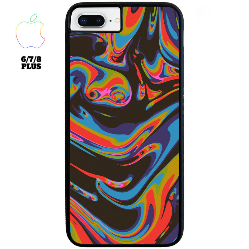 Colourful Swirl Apple iPhone Case Apple iPhone 6 7 8 Plus Phone Case Phone Case Cover
