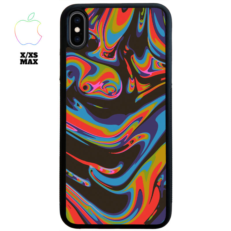 Colourful Swirl Apple iPhone Case Apple iPhone X XS Max Phone Case Phone Case Cover