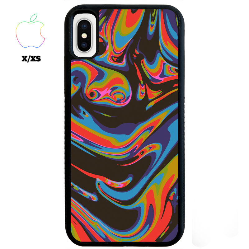 Colourful Swirl Apple iPhone Case Apple iPhone X XS Phone Case Phone Case Cover