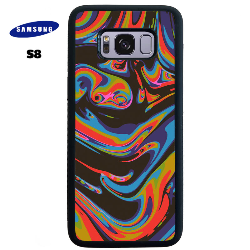 Colourful Swirl Phone Case Samsung Galaxy S8 Phone Case Cover