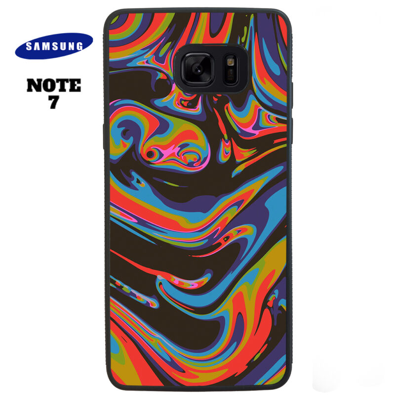 Colourful Swirl Phone Case Samsung Note 7 Phone Case Cover