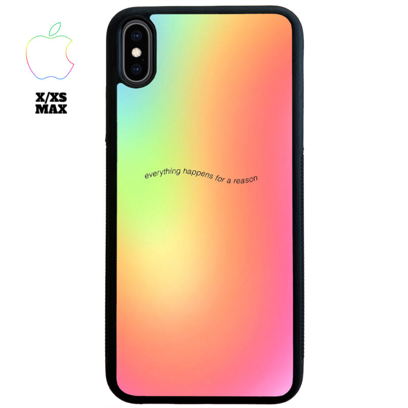 Everything Happens For A Reason Apple iPhone Case Apple iPhone X XS Max Phone Case Phone Case Cover