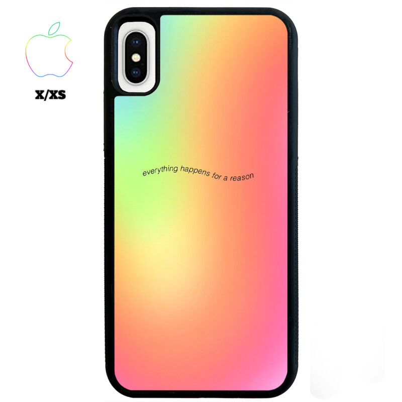 Everything Happens For A Reason Apple iPhone Case Apple iPhone X XS Phone Case Phone Case Cover