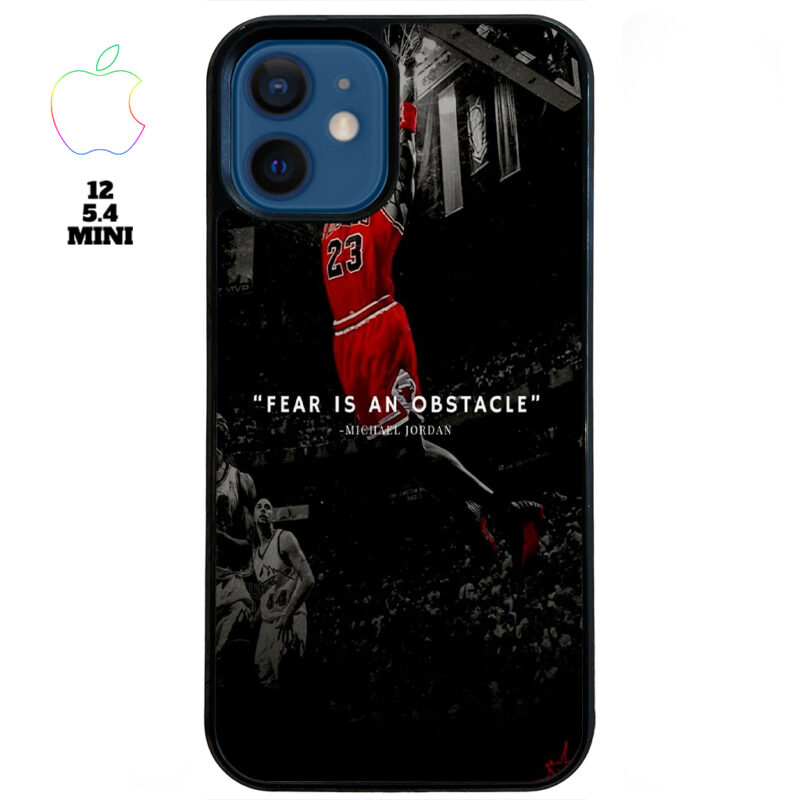 Fear Is An Obstacle Apple iPhone Case Apple iPhone 12 5 4 Mini Phone Case Phone Case Cover