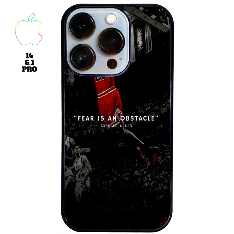 Fear Is An Obstacle Apple iPhone Case Apple iPhone 14 6.1 Pro Phone Case Phone Case Cover