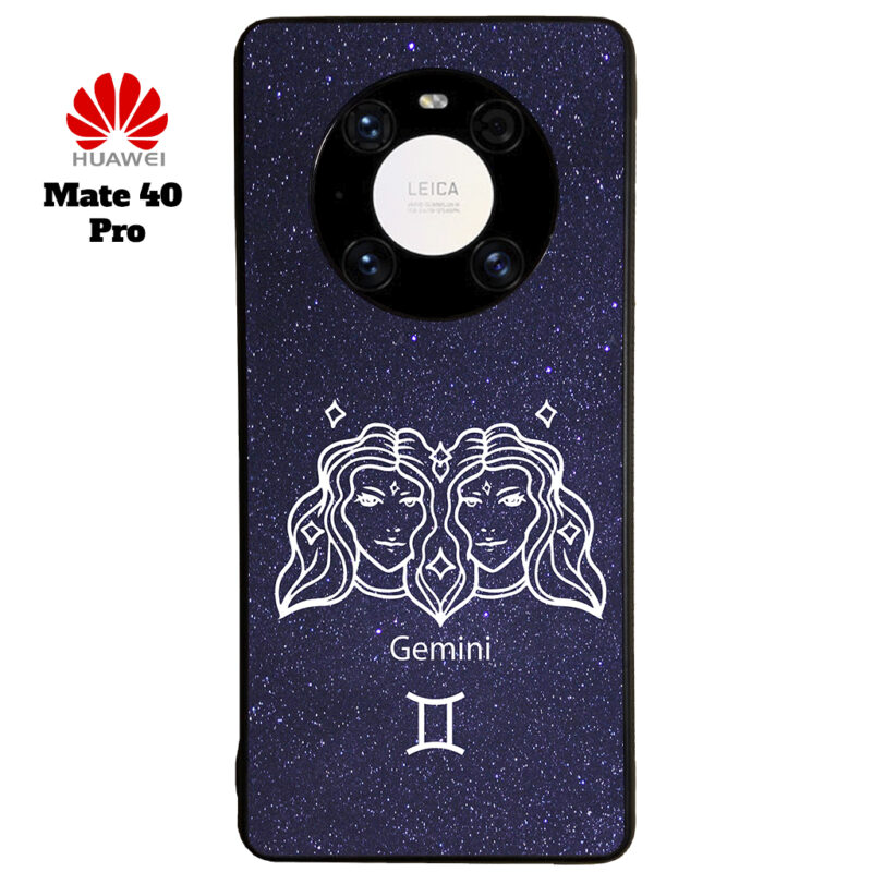 Gemini Zodiac Stars Phone Case Huawei Mate 40 Pro Phone Case Cover Image