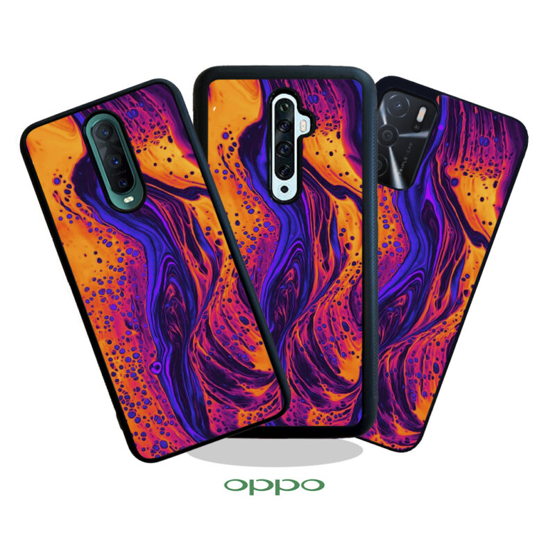 Lava Pour Phone Case Oppo Phone Case Cover Product Hero Shot