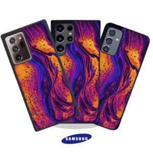 Lava Pour Phone Case Samsung Galaxy Phone Case Cover Product Hero Shot