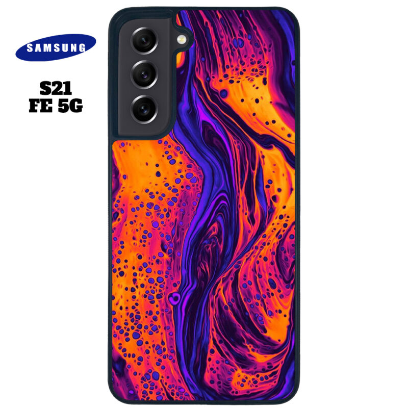 Lava Pour Phone Case Samsung Galaxy S21 FE 5G Phone Case Cover