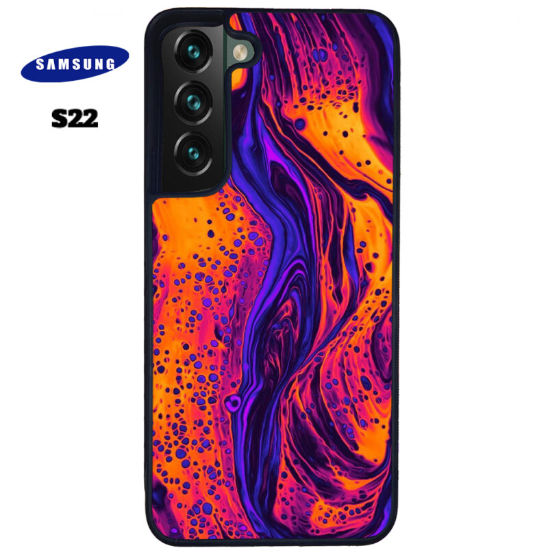 Lava Pour Phone Case Samsung Galaxy S22 Phone Case Cover