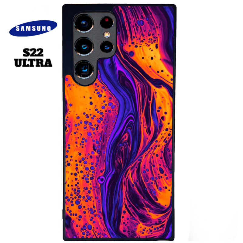 Lava Pour Phone Case Samsung Galaxy S22 Ultra Phone Case Cover