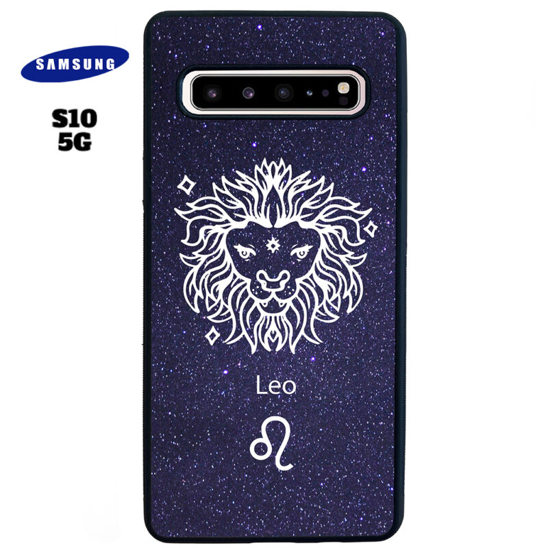Leo Zodiac Stars Phone Case Samsung Galaxy S10 5G Phone Case Cover