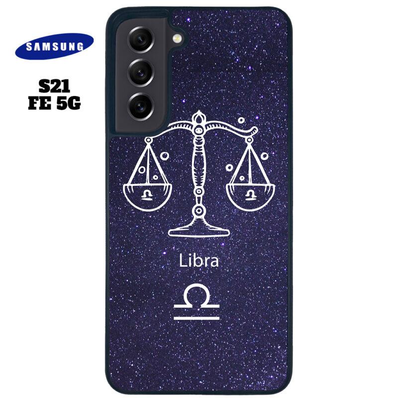 Libra Zodiac Stars Phone Case Samsung Galaxy S21 FE 5G Phone Case Cover