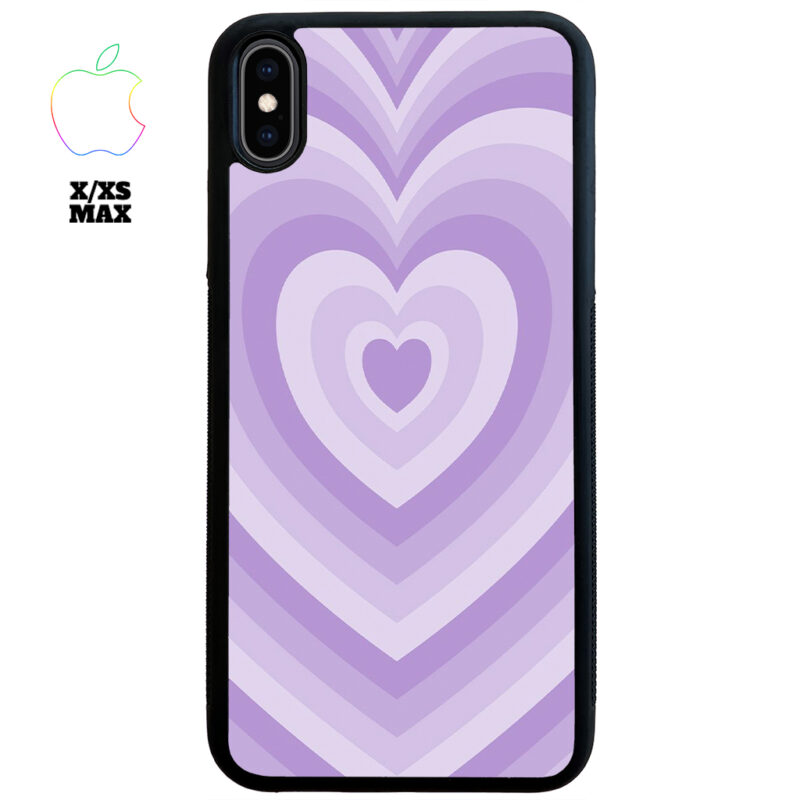 Purple Love Apple iPhone Case Apple iPhone X XS Max Phone Case Phone Case Cover