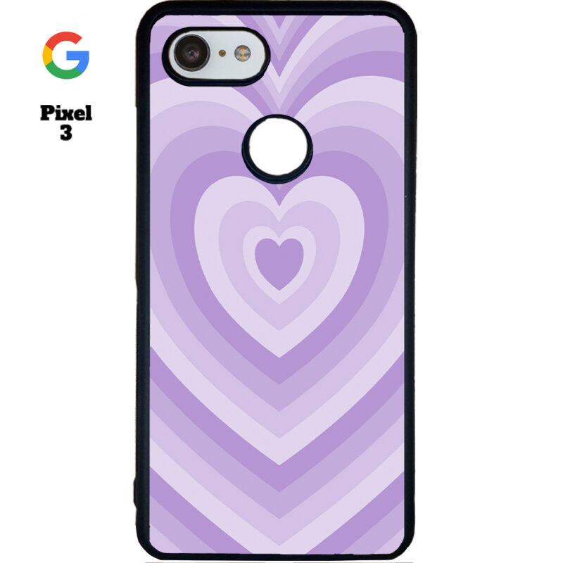Purple Love Phone Case Google Pixel 3 Phone Case Cover