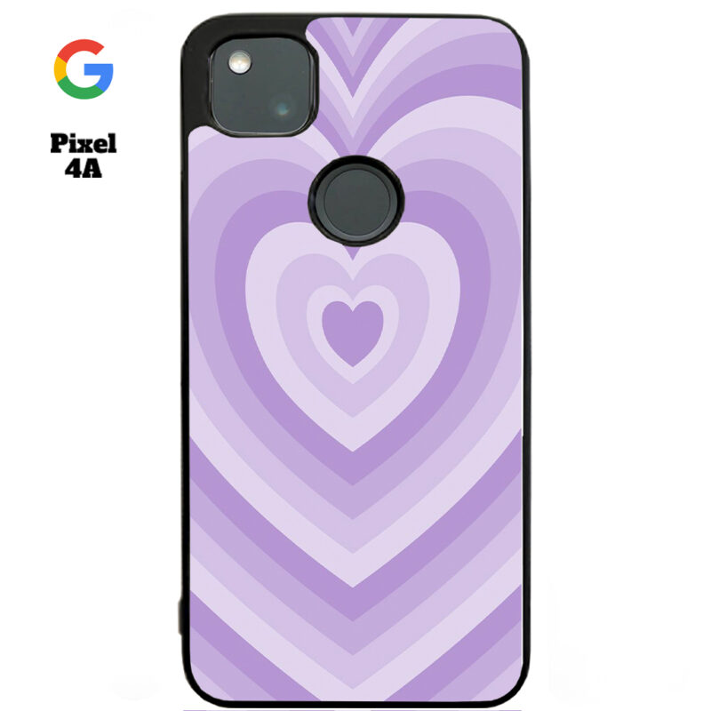 Purple Love Phone Case Google Pixel 4A Phone Case Cover