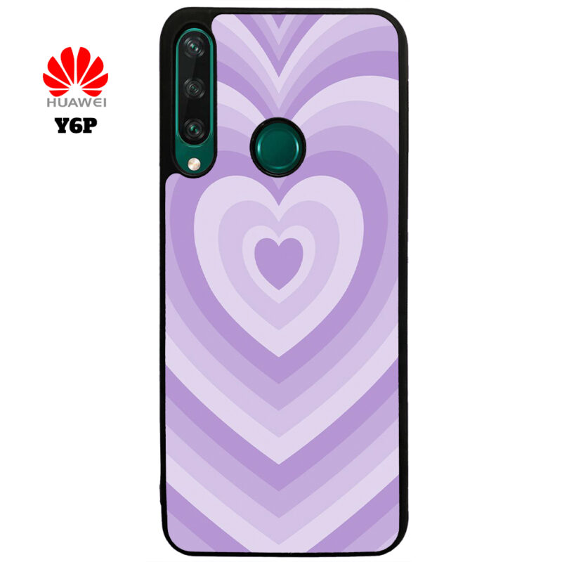 Purple Love Phone Case Huawei Y6P Phone Case Cover