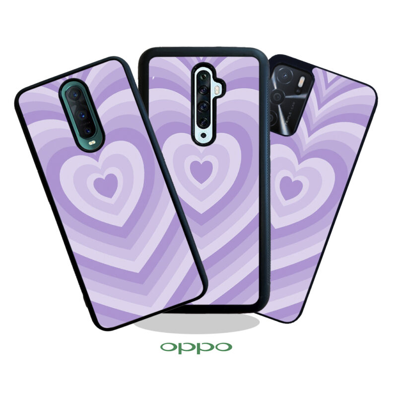 Purple Love Phone Case Oppo Phone Case Cover Product Hero Shot