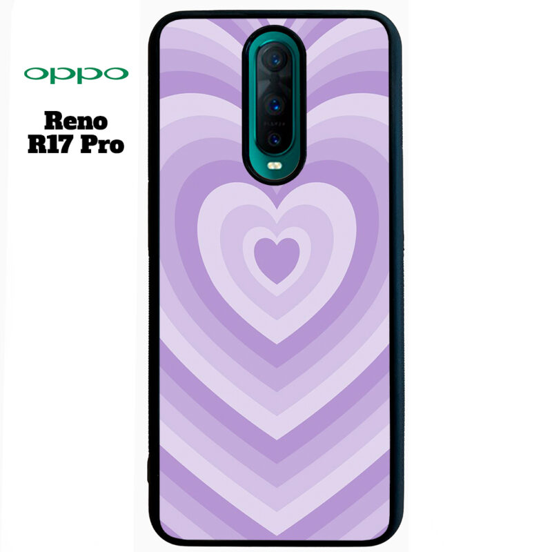 Purple Love Phone Case Oppo Reno R17 Pro Phone Case Cover